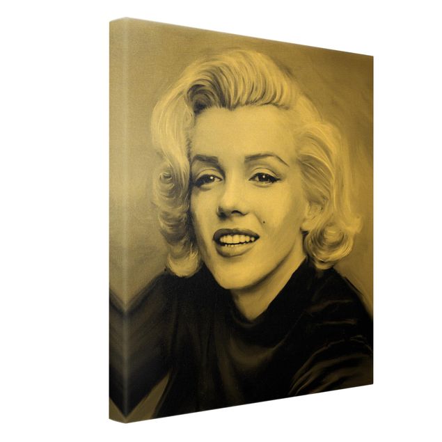 Tableaux noir et blanc Marilyn en privé