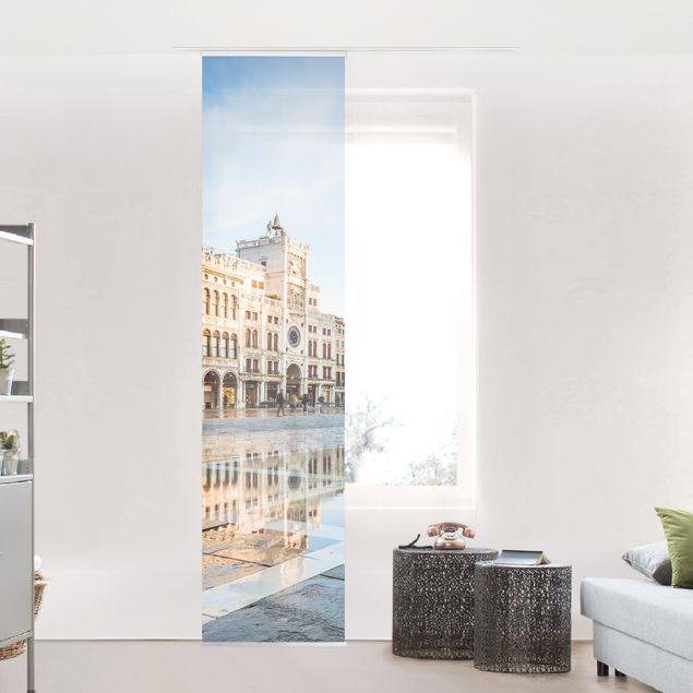 Panneaux coulissants avec architecture et skyline Place Saint-Marc à Venise