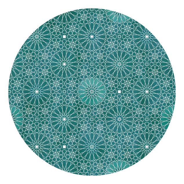 Tapisserie motif Motif floral marocaines