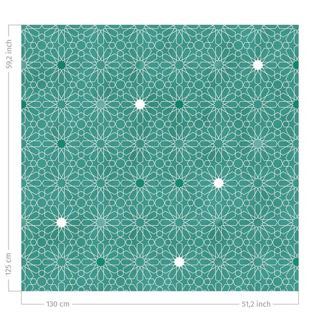 rideaux salon moderne Moroccan Stars Pattern