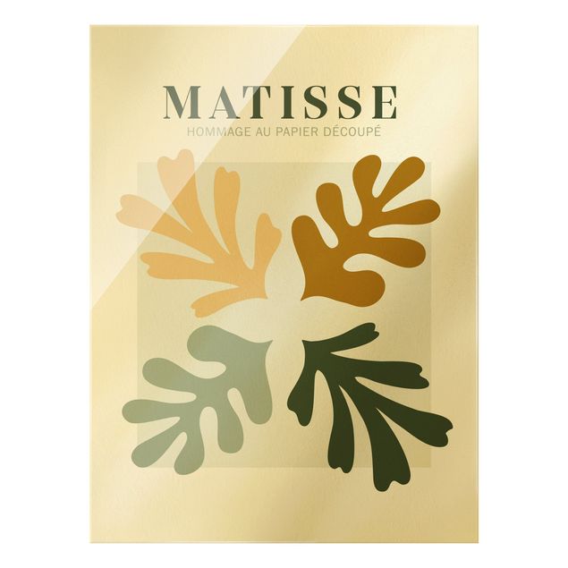 Tableau décoration Interprétation de Matisse - Feuilles