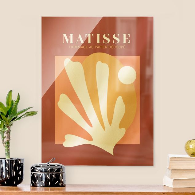 Tableaux modernes Interprétation Matisse - Combinaison Rouge
