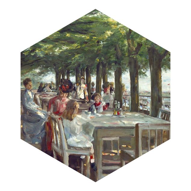 Papier peint panoramique paysage Max Liebermann - La terrasse du restaurant Jacob