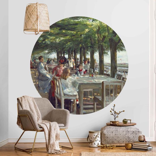 Tableaux Impressionnisme Max Liebermann - La terrasse du restaurant Jacob