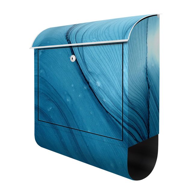 Letterbox - Mottled Blue