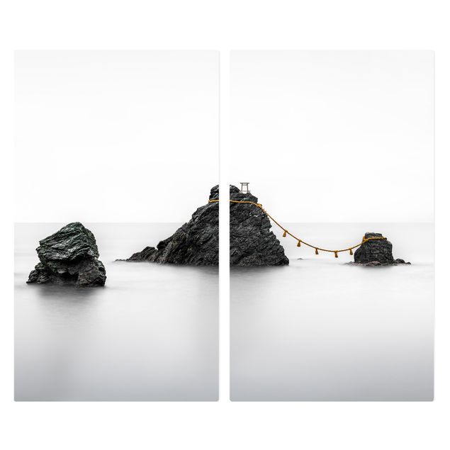 Cache plaques de cuisson - Meoto Iwa -  The Married Couple Rocks