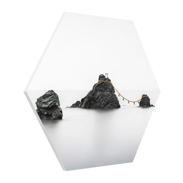 Tableau moderne Meoto Iwa - Les rochers du couple marié