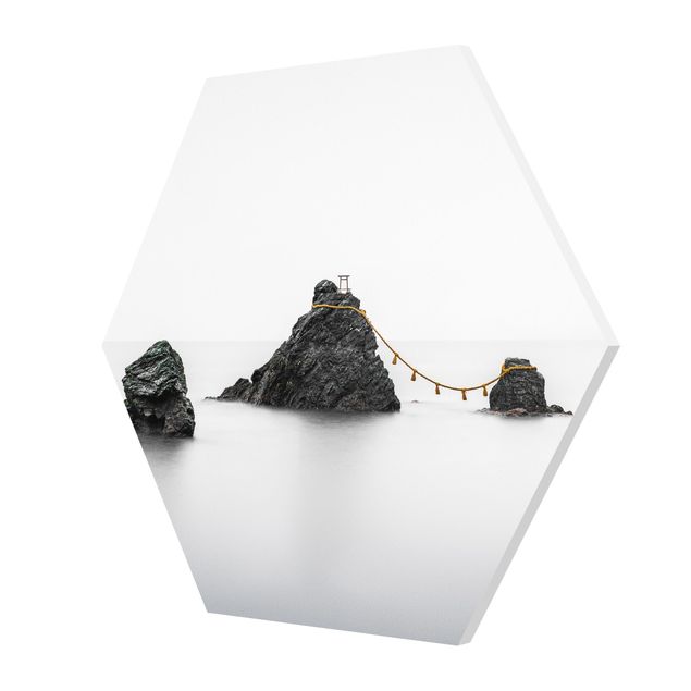 Tableau ville du monde Meoto Iwa - Les rochers du couple marié