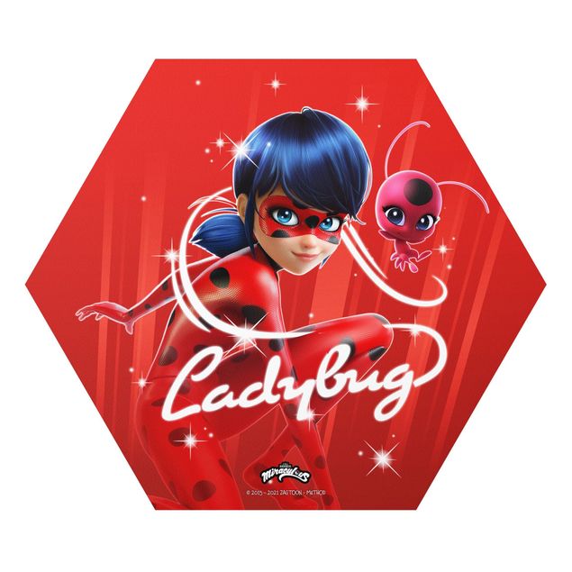 Tableaux rouges Miraculous Ladybug And Trixx