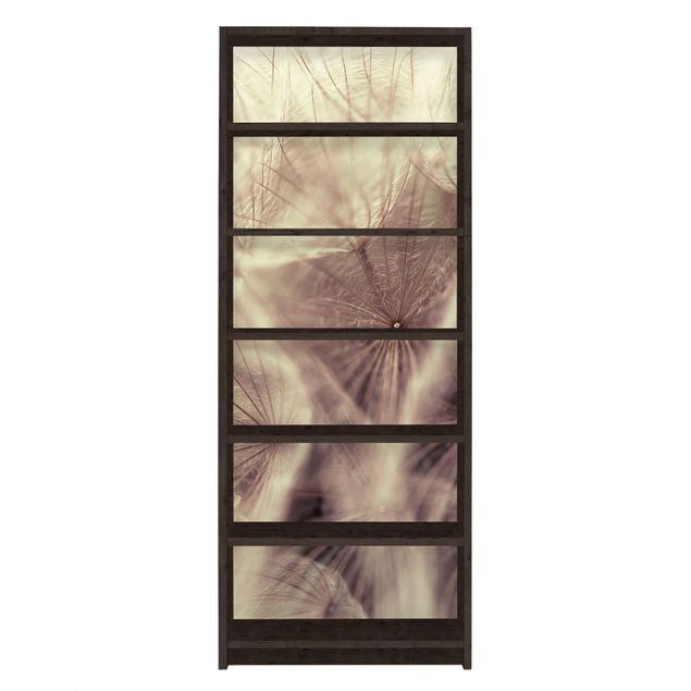 Revêtement adhésif pour meuble Macro photo détaillée d'un pissenlit avec effet de flou vintage
