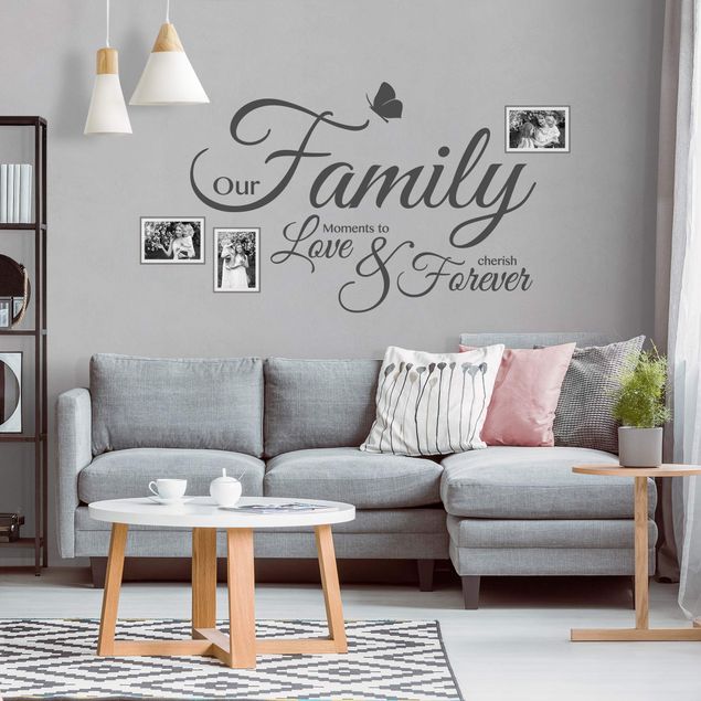 Sticker mural famille Moments d'amour