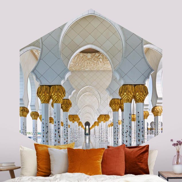 Papiers peints géométriques Mosquée à Abu Dhabi
