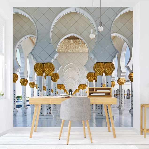 Papier peint 3D Mosquée à Abu Dhabi