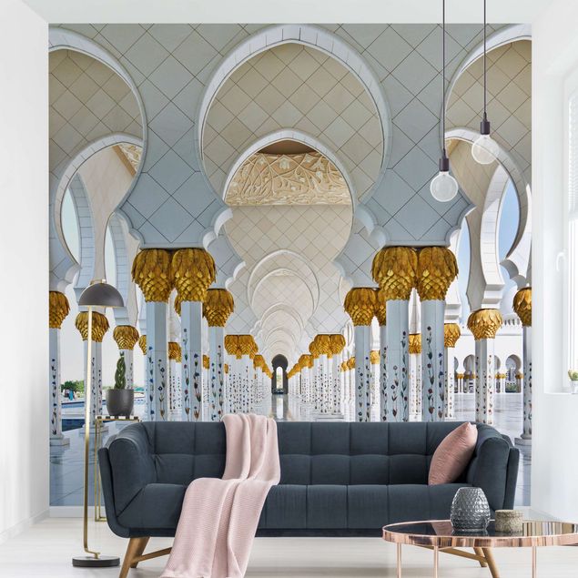 Papier peint moderne Mosquée à Abu Dhabi