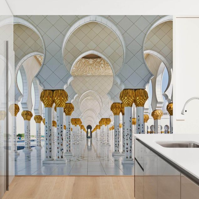 Papier peint zen Mosquée à Abu Dhabi