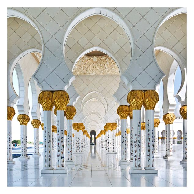 Papier peint panoramique Mosquée à Abu Dhabi