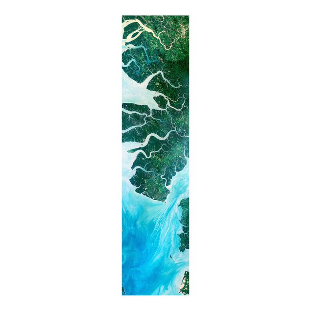Panneau japonais paysage Image NASA Archipel Asie du Sud-Est