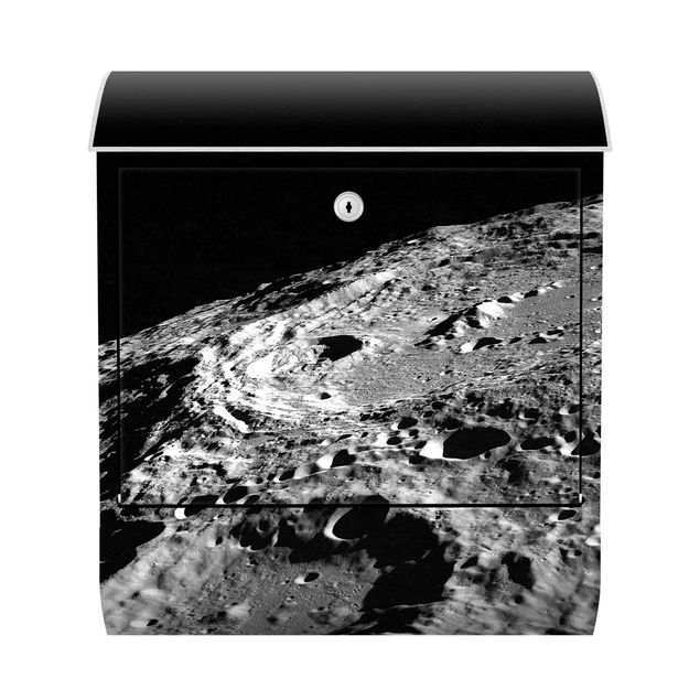 Boites aux lettres avec paysage Image NASA Cratère de la Lune