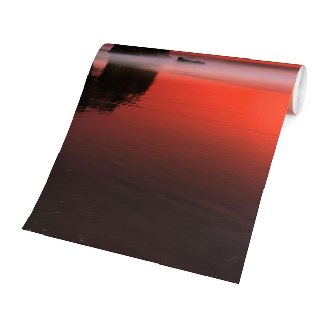 Papier peint moderne Pont naturel au coucher du soleil