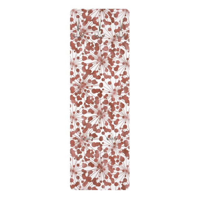 Porte-manteau - Natural Pattern Dandelion With Dots Copper