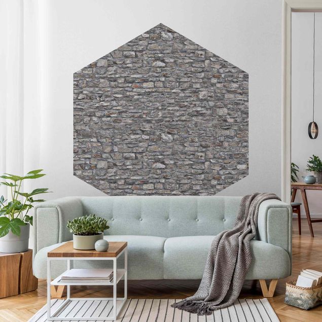 Papier peint 3D Papier peint en pierre naturelle Vieux mur en pierre