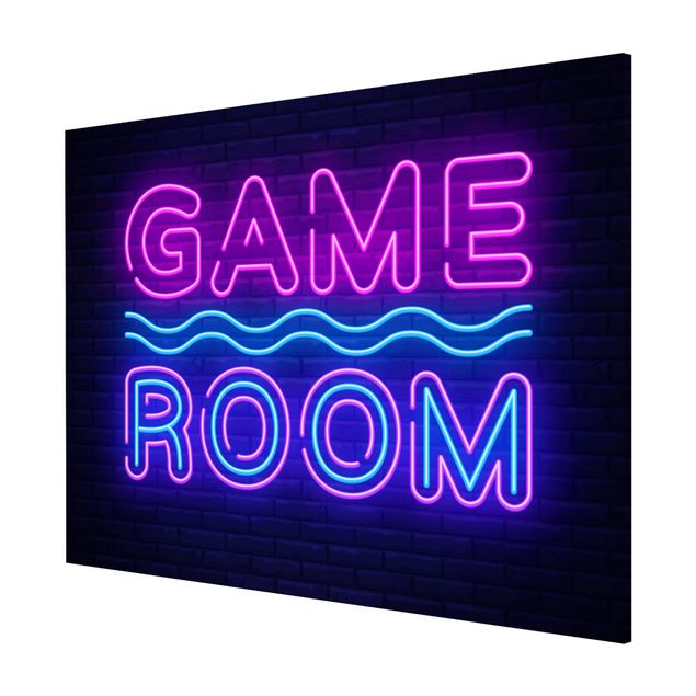 Tableau citations Neon Text Game Room