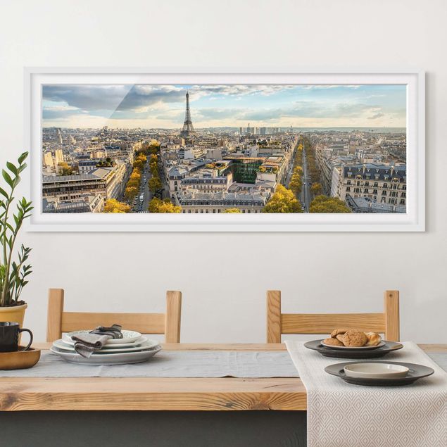 Tableau paysage Belle journée à Paris