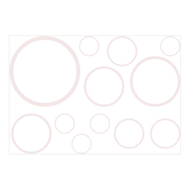 Sticker pour fenêtres - No.1180 Circles III 12s Set