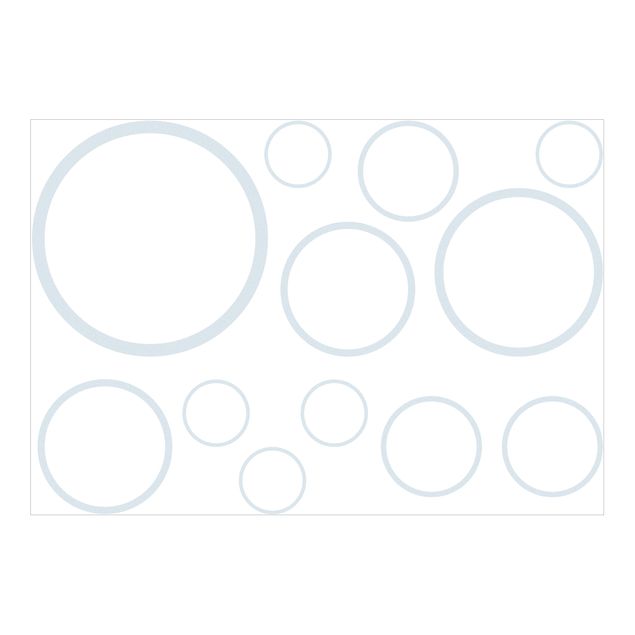 Sticker pour fenêtres - No.1180 Circles III 12s Set