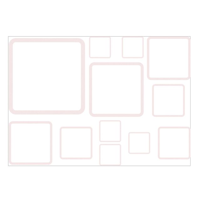 Sticker pour fenêtres - No.1183 Squares III 12s Set