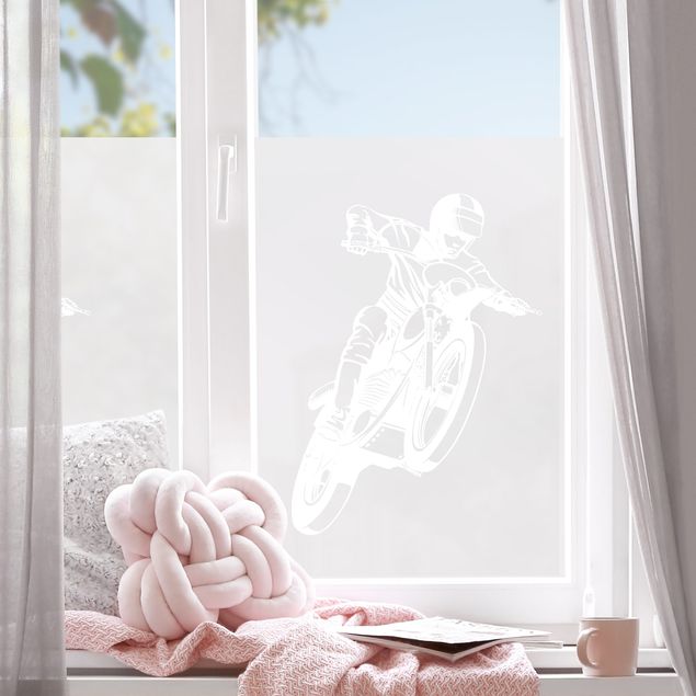 Film opaque fenêtre No.IS49 Motocross II