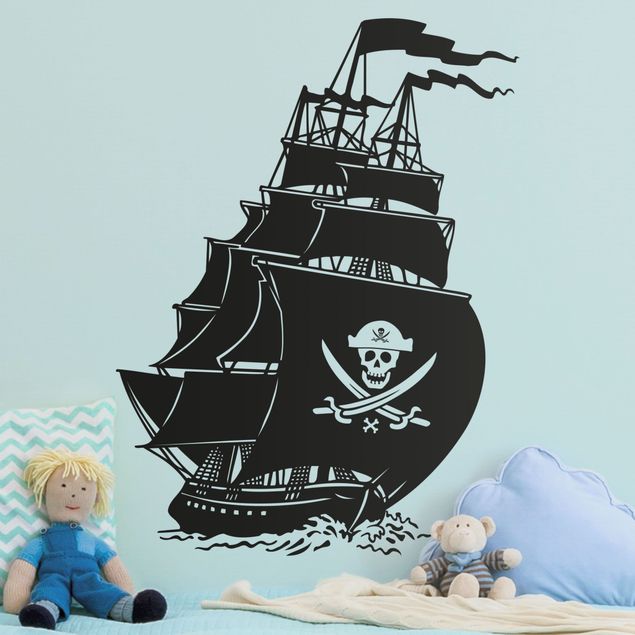 Sticker mural - No.SF506 pirate ship