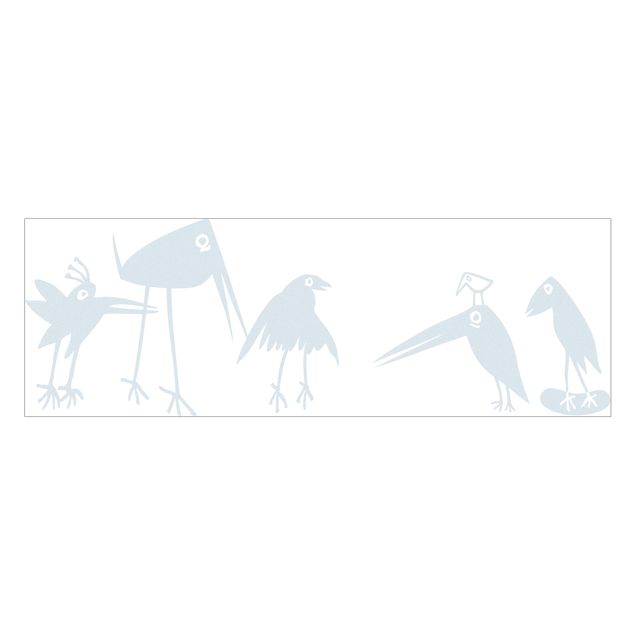 Sticker pour fenêtres - No.SF927 Funny Birds