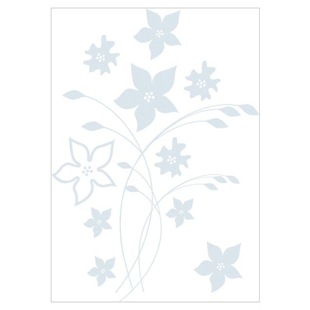 Sticker pour fenêtres - No.SF961 Gorgeous Flowers