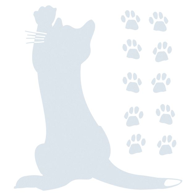 Sticker pour fenêtres - No.UL631 Little Cat