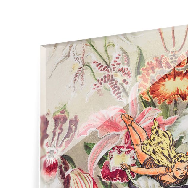 Tableaux de Jonas Loose Nymphe avec orchidées