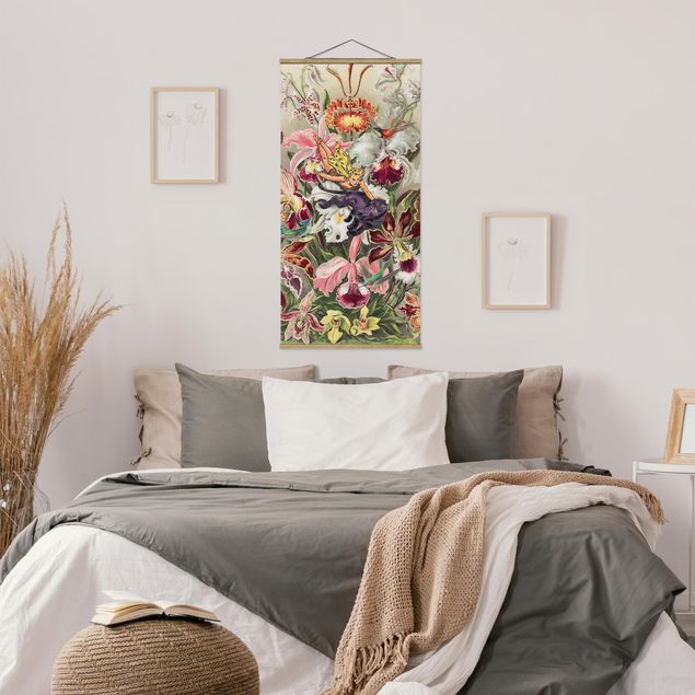 tableaux floraux Nymphe avec orchidées