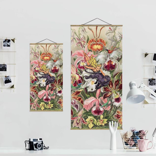 Tableaux de Jonas Loose Nymphe avec orchidées
