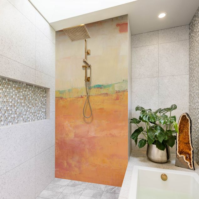 Panneau mural salle de bain Oasis dans le désert