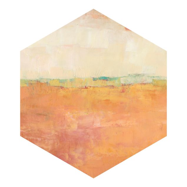 Papier peint orange Oasis In The Desert
