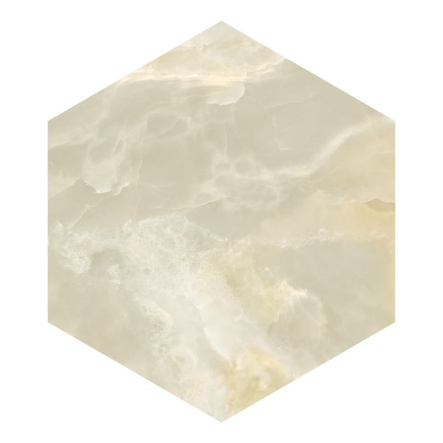 Tapisserie blanche Onyx Marble Cream