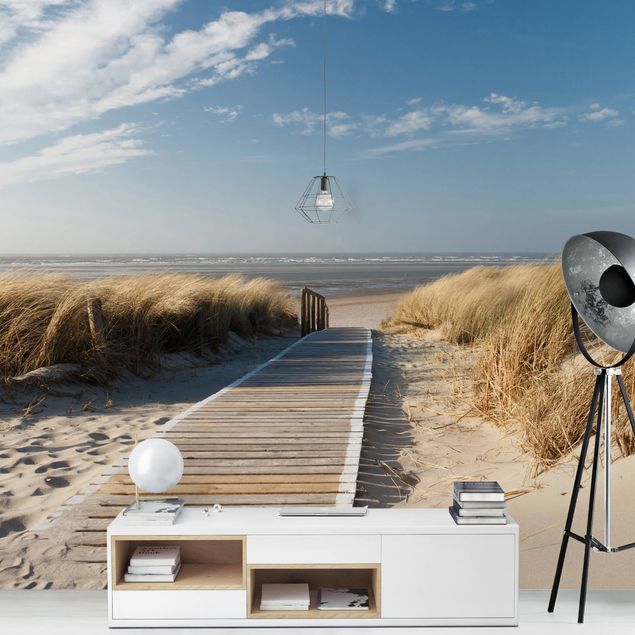 Papier peint panoramique dune Plage de la mer Baltique