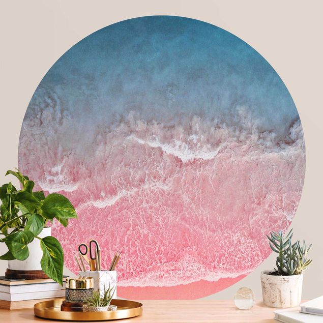 Papiers peints modernes Océan en rose