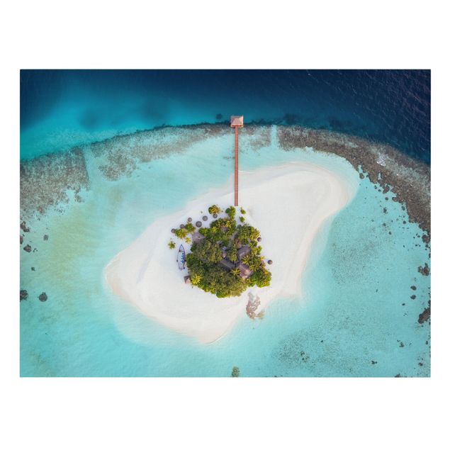 Tableaux mer Paradis océanique aux Maldives