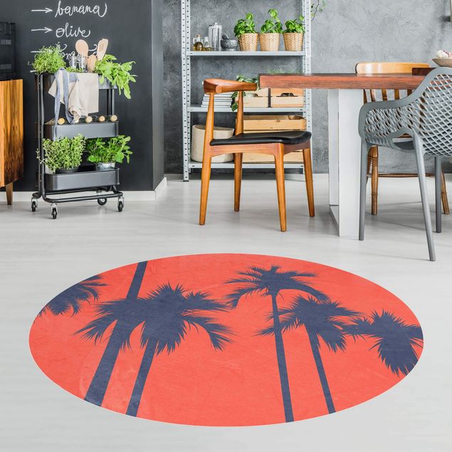 tapis modernes Palmier Côte d'Azur