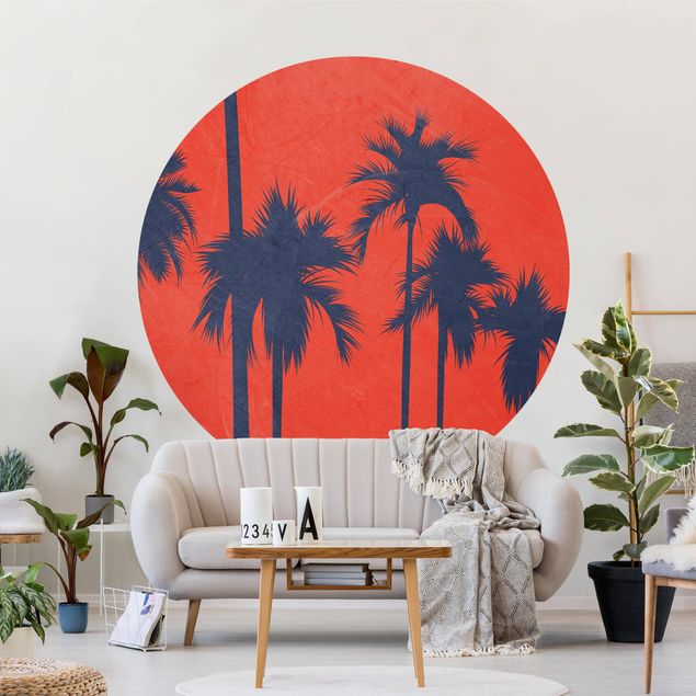 Papiers peints modernes Palmier Côte d'Azur