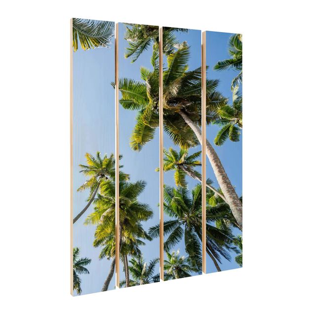 Impression sur bois - Palm Tree Canopy