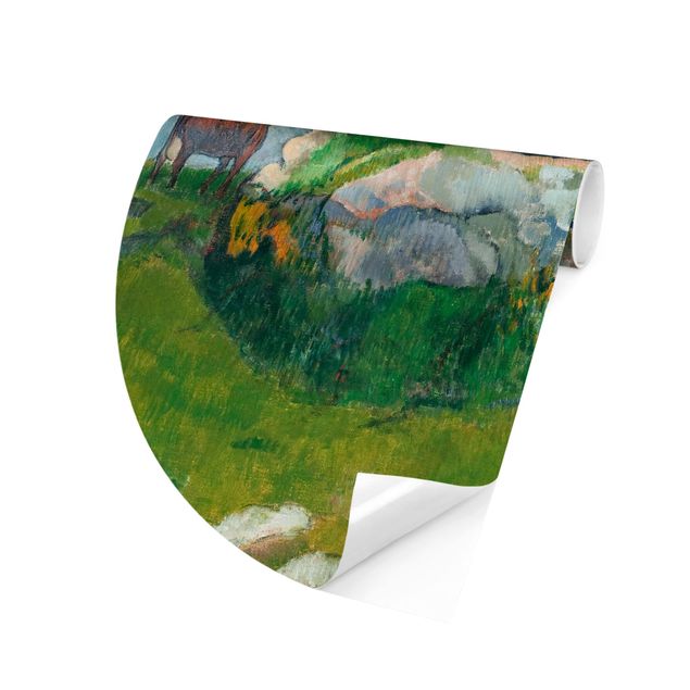 Papier peint montagnes Paul Gauguin - Le bouvier