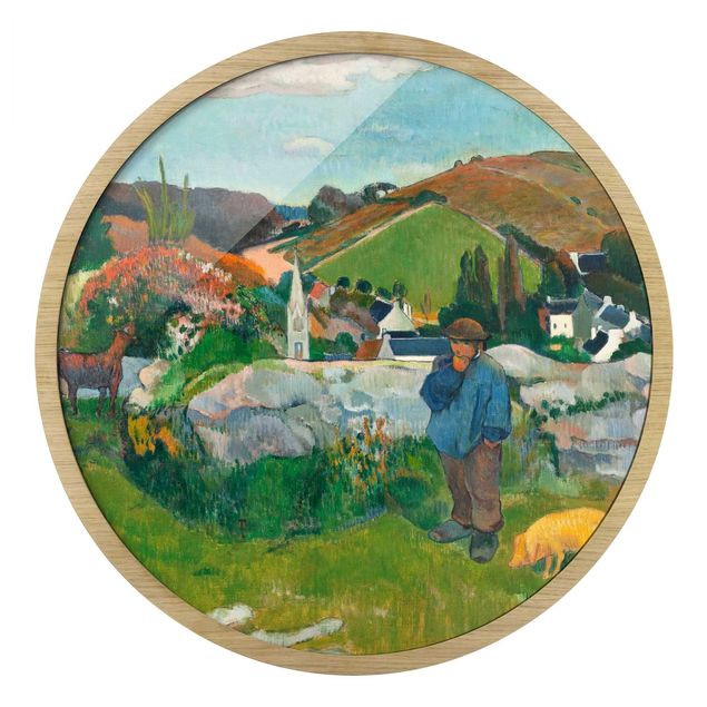 Tableau moderne Paul Gauguin - Le bouvier
