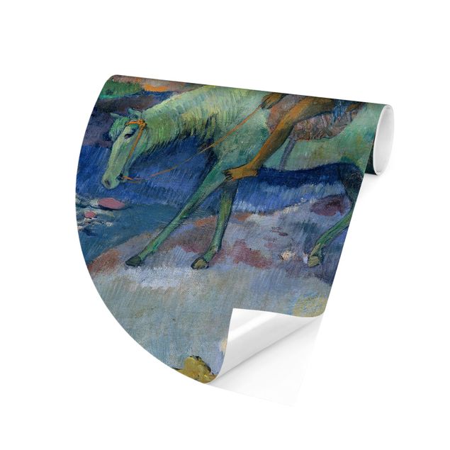 Papier peint cheval Paul Gauguin - L'évasion, le gué